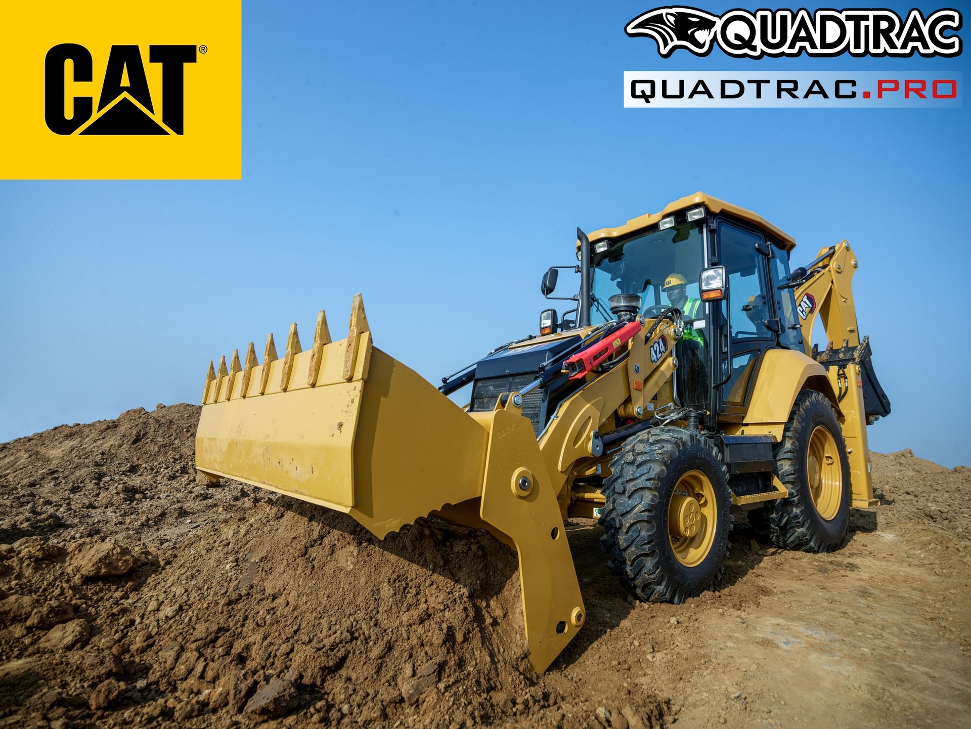 Экскаватор-погрузчик CAT 424 в России, Московская область, Москва